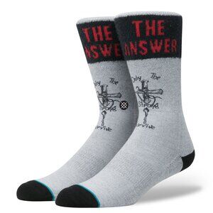 Stance Mens Anthem Allen Iverson Armband Crew Socks White Size L 9-12